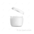 Pot de crème de peau cosmétique personnalisée avec couvercle